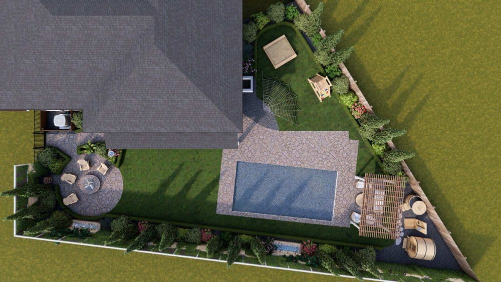 Gallery photos for 3D Landscaping Design - The Woods Of Westlake Hilltop, Tx: Image #1