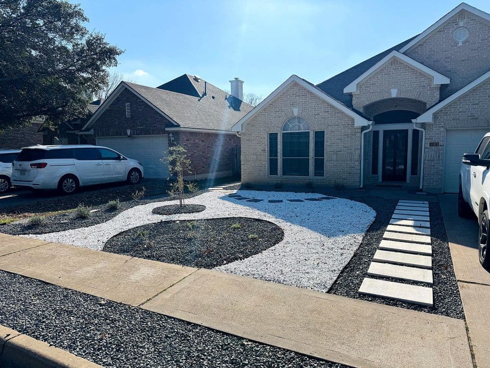 Front Yard Landscaping in Round Rock, Tx image