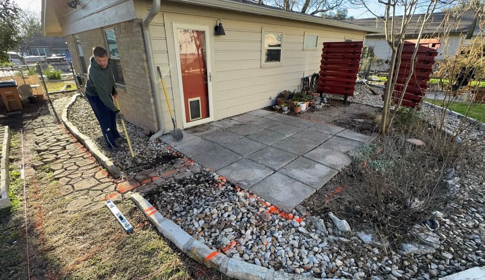 Gallery photos for Paver Patio/Walkway in North Austin, Tx: Image #1