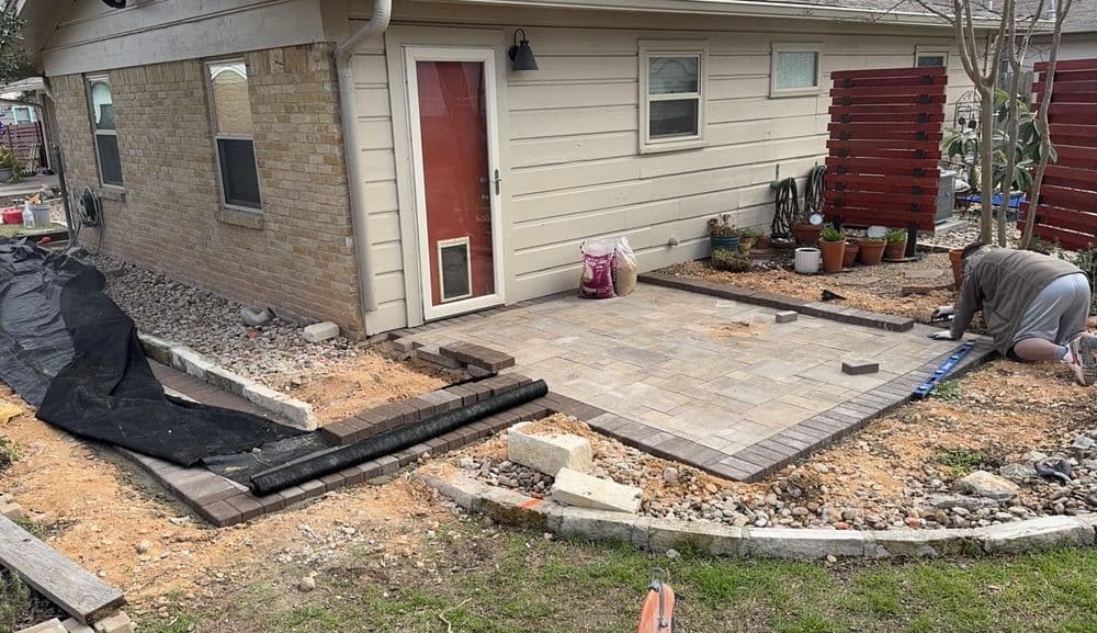 Gallery photos for Paver Patio/Walkway in North Austin, Tx: Image #2