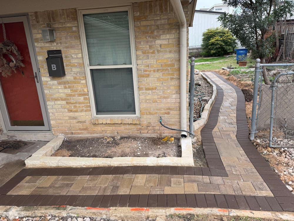 Gallery photos for Paver Patio/Walkway in North Austin, Tx: Image #3