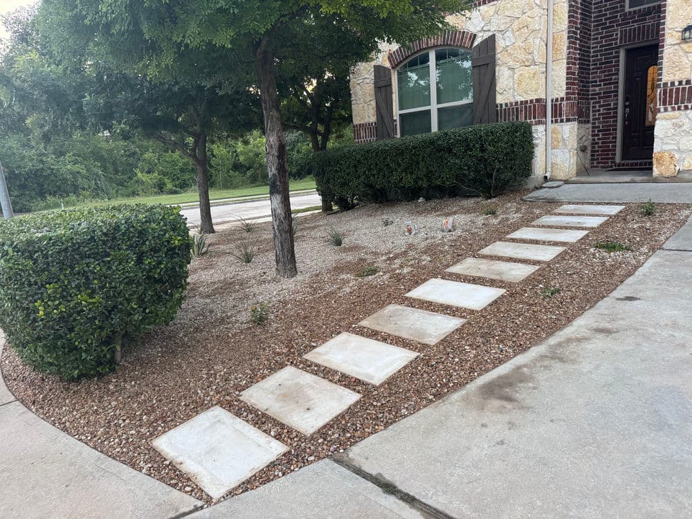 Front Yard Landscaping in Georgetown, Tx 