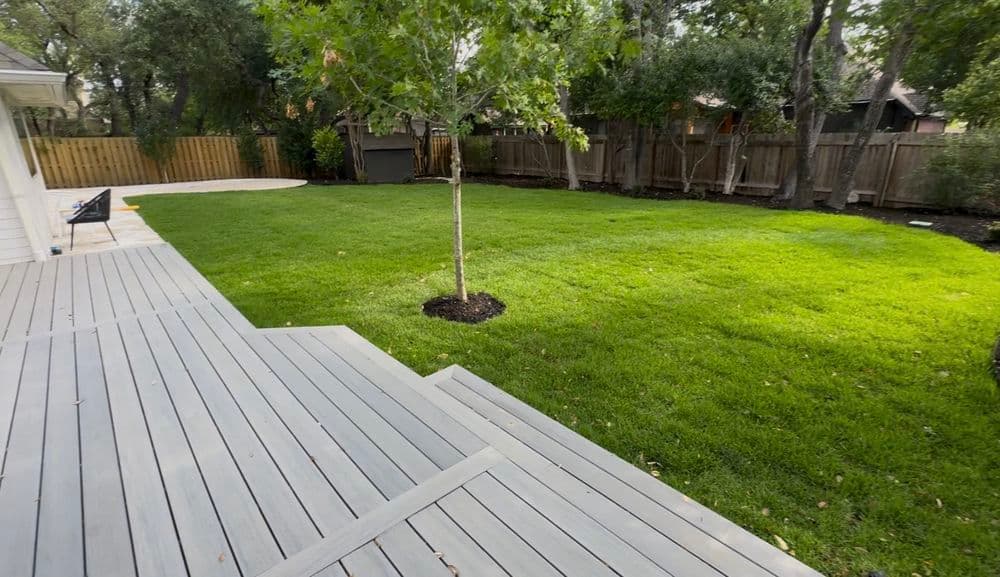 Gallery photos for Full Yard Makeover in West Hills, Tx: Image #1