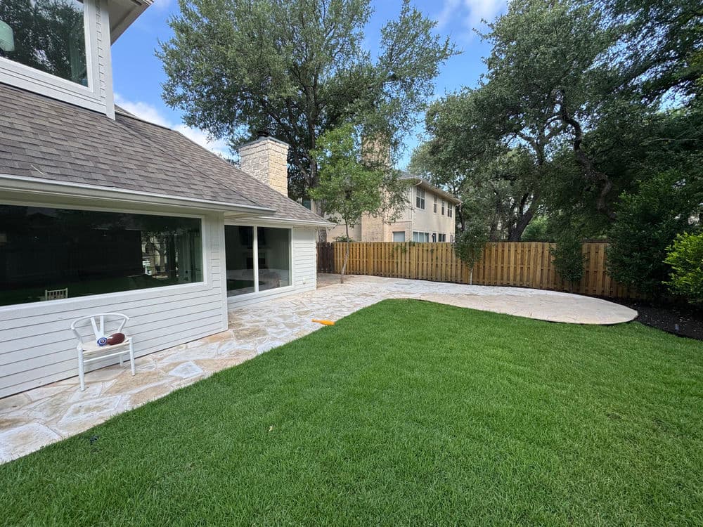 Gallery photos for Full Yard Makeover in West Hills, Tx: Image #2