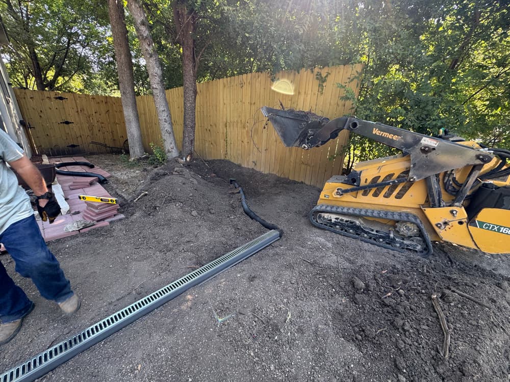 Gallery photos for Driveway Extension with Caliche Base and Limestone Border in Georgetown: Image #6